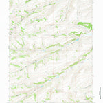 United States Geological Survey Little Dee Creek, WY (1965, 24000-Scale) digital map