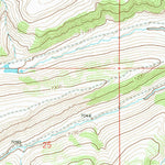 United States Geological Survey Little Dee Creek, WY (1965, 24000-Scale) digital map