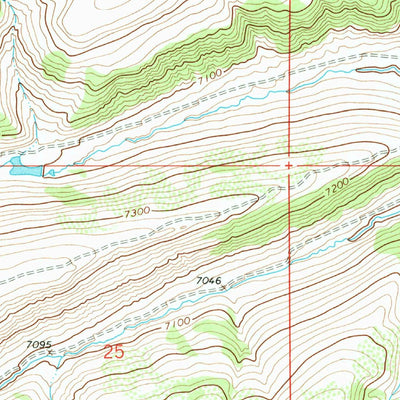 United States Geological Survey Little Dee Creek, WY (1965, 24000-Scale) digital map