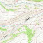 United States Geological Survey Little Dee Creek, WY (1965, 24000-Scale) digital map