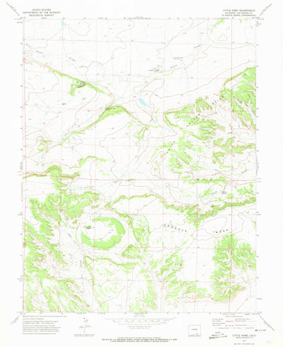 United States Geological Survey Little Dome, CO (1971, 24000-Scale) digital map