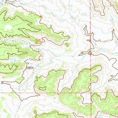 United States Geological Survey Little Dome, CO (1971, 24000-Scale) digital map