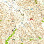 United States Geological Survey Little Eagle SE, SD (1956, 24000-Scale) digital map