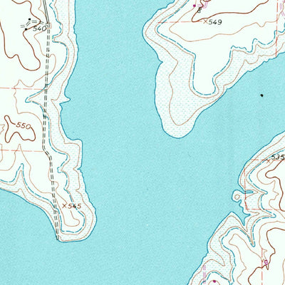 United States Geological Survey Little Elm, TX (1969, 24000-Scale) digital map