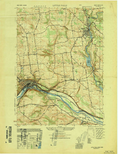 United States Geological Survey Little Falls, NY (1949, 25000-Scale) digital map