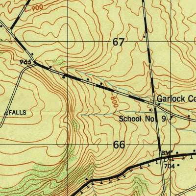 United States Geological Survey Little Falls, NY (1949, 25000-Scale) digital map