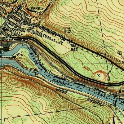 United States Geological Survey Little Falls, NY (1949, 25000-Scale) digital map
