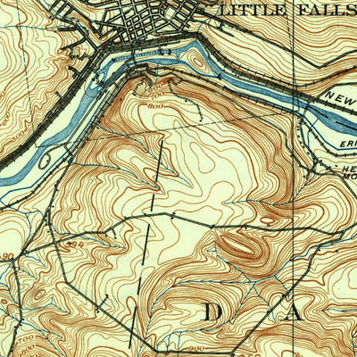 United States Geological Survey Little Falls, NY (1949, 62500-Scale) digital map