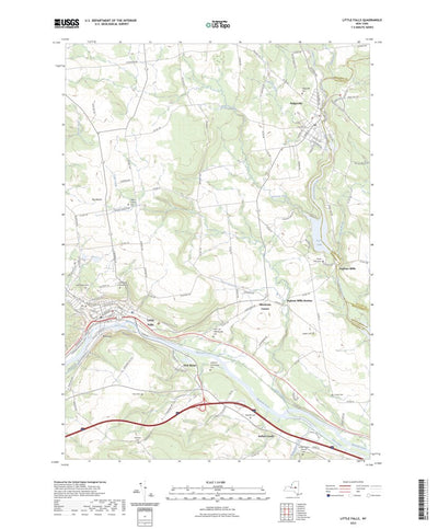 United States Geological Survey Little Falls, NY (2023, 24000-Scale) digital map