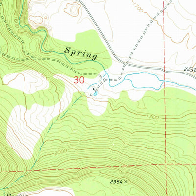 United States Geological Survey Little Falls, WA (1973, 24000-Scale) digital map