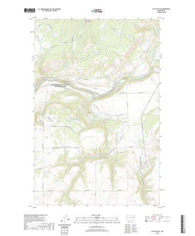 United States Geological Survey Little Falls, WA (2020, 24000-Scale) digital map