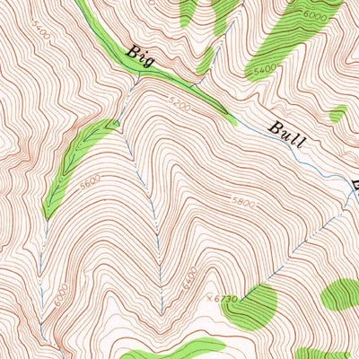 United States Geological Survey Little Finger Ridge, MT (1964, 24000-Scale) digital map