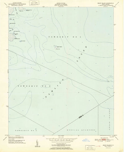 United States Geological Survey Little Fishing Point, NC (1951, 24000-Scale) digital map