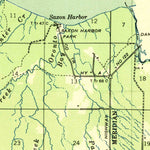 United States Geological Survey Little Girls Point, MI-WI (1943, 48000-Scale) digital map