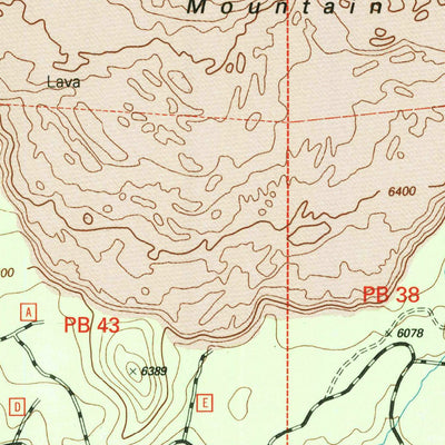 United States Geological Survey Little Glass Mountain, CA (1998, 24000-Scale) digital map