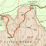 United States Geological Survey Little Glass Mountain, CA (1998, 24000-Scale) digital map