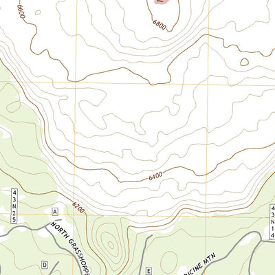 United States Geological Survey Little Glass Mountain, CA (2018, 24000-Scale) digital map