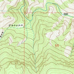 United States Geological Survey Little Goose Peak, WY (1993, 24000-Scale) digital map