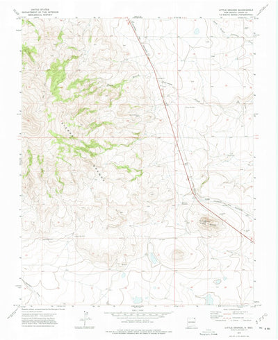 United States Geological Survey Little Grande, NM (1972, 24000-Scale) digital map