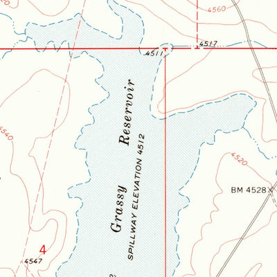 United States Geological Survey Little Grassy Mountain, OR (1969, 24000-Scale) digital map