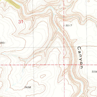 United States Geological Survey Little Harpo Canyon, AZ (1979, 24000-Scale) digital map