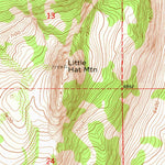 United States Geological Survey Little Hat Mountain, CA-NV (1962, 24000-Scale) digital map