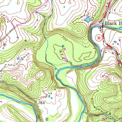 United States Geological Survey Little Hickman, KY (1952, 24000-Scale) digital map