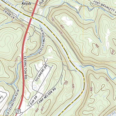 United States Geological Survey Little Hickman, KY (2022, 24000-Scale) digital map