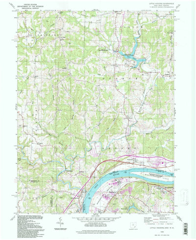 United States Geological Survey Little Hocking, OH-WV (1994, 24000-Scale) digital map