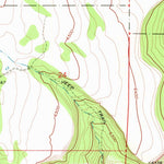 United States Geological Survey Little Honey Creek, OR (1968, 24000-Scale) digital map