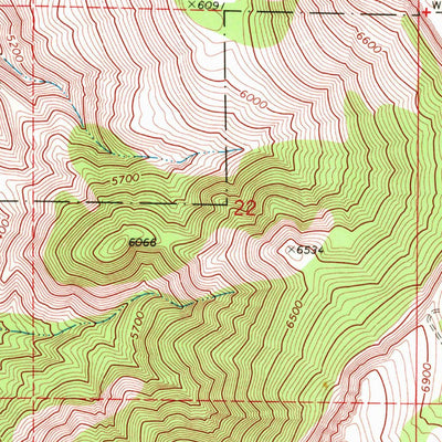 United States Geological Survey Little Honey Creek, OR (1968, 24000-Scale) digital map