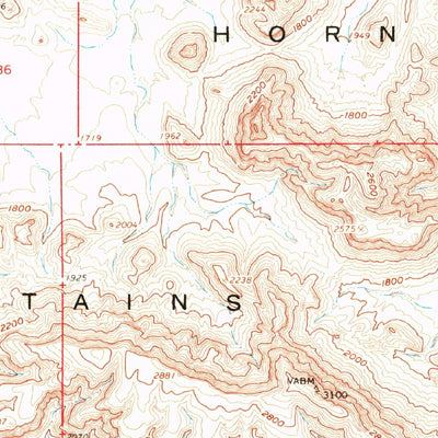 United States Geological Survey Little Horn Mountains, AZ (1962, 62500-Scale) digital map