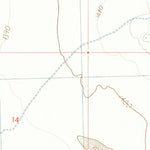 United States Geological Survey Little Horn Mountains NE, AZ (1990, 24000-Scale) digital map