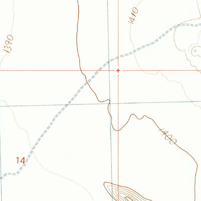 United States Geological Survey Little Horn Mountains NE, AZ (1990, 24000-Scale) digital map