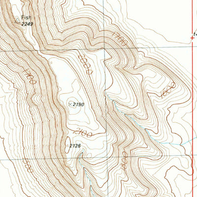 United States Geological Survey Little Horn Mountains NE, AZ (1990, 24000-Scale) digital map