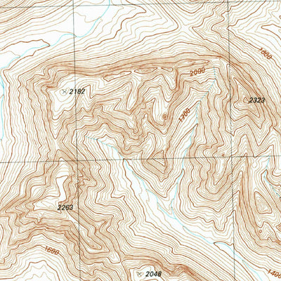 United States Geological Survey Little Horn Mountains SE, AZ (1990, 24000-Scale) digital map