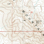 United States Geological Survey Little Horn Peak, AZ (1990, 24000-Scale) digital map