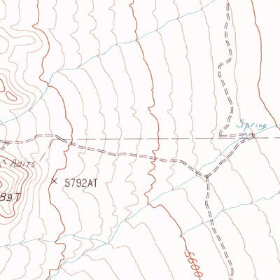 United States Geological Survey Little Horse Canyon, NV-UT (1986, 24000-Scale) digital map