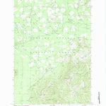 United States Geological Survey Little Huckleberry Mountain, WA (1983, 24000-Scale) digital map