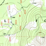 United States Geological Survey Little Huckleberry Mountain, WA (1998, 24000-Scale) digital map