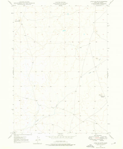 United States Geological Survey Little Joe Butte, ID (1948, 24000-Scale) digital map