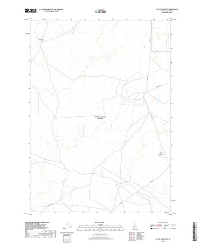 United States Geological Survey Little Joe Butte, ID (2020, 24000-Scale) digital map