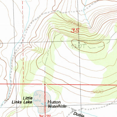 United States Geological Survey Little Juniper Mountain, OR (1984, 24000-Scale) digital map