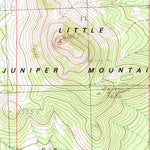 United States Geological Survey Little Juniper Mountain, OR (1984, 24000-Scale) digital map