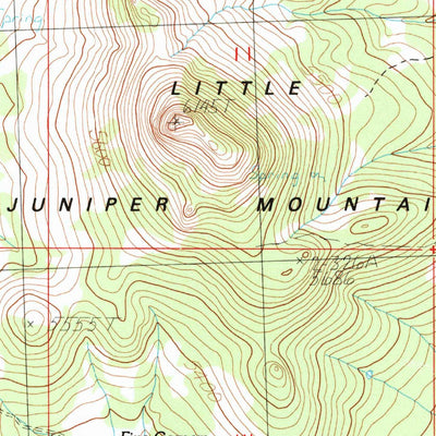 United States Geological Survey Little Juniper Mountain, OR (1984, 24000-Scale) digital map