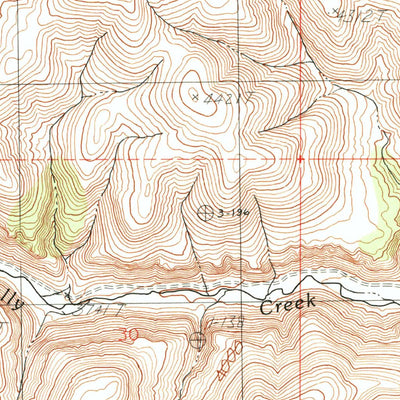 United States Geological Survey Little Juniper Spring, OR (1990, 24000-Scale) digital map