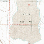 United States Geological Survey Little Mud Flat, CA (1988, 24000-Scale) digital map