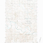 United States Geological Survey Little Nasty Creek, SD (1983, 24000-Scale) digital map