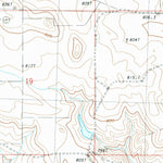 United States Geological Survey Little Nasty Creek, SD (1983, 24000-Scale) digital map