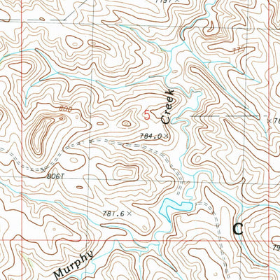United States Geological Survey Little Nasty Creek, SD (1983, 24000-Scale) digital map